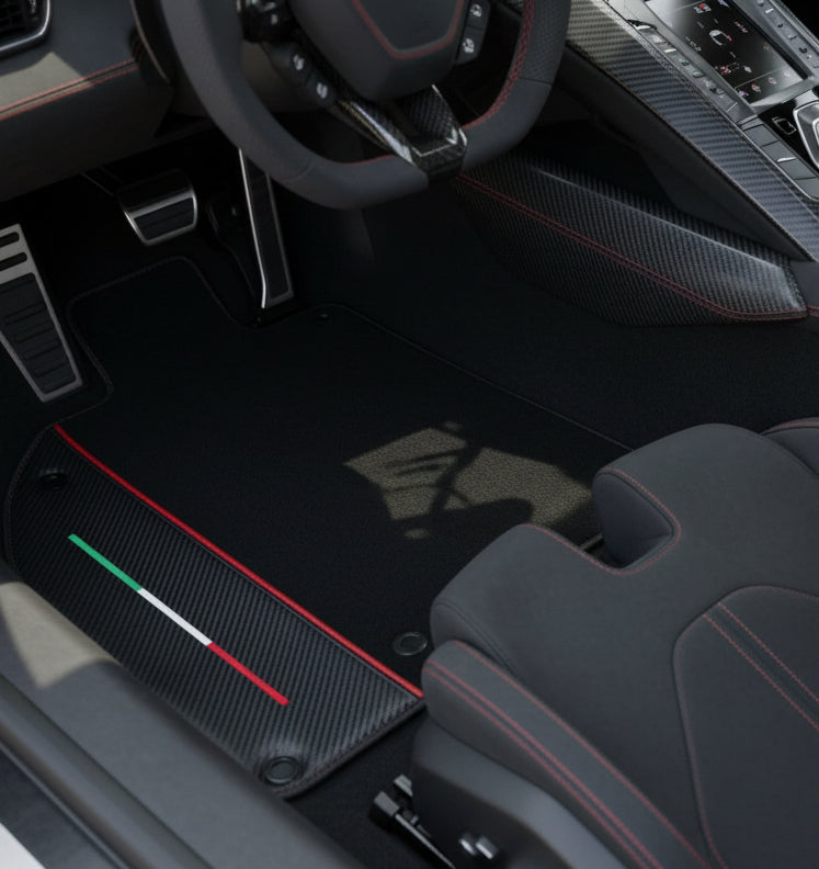Interior look of floor mats for Lamborghini Sian (2020-2022)