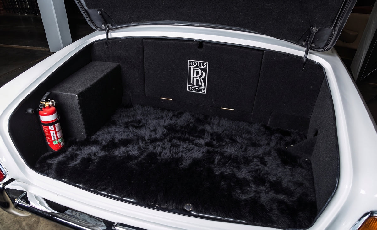 Crocodile Embossed Leather Car Floor Mats for Rolls-Royce Shadow (1965-1977)