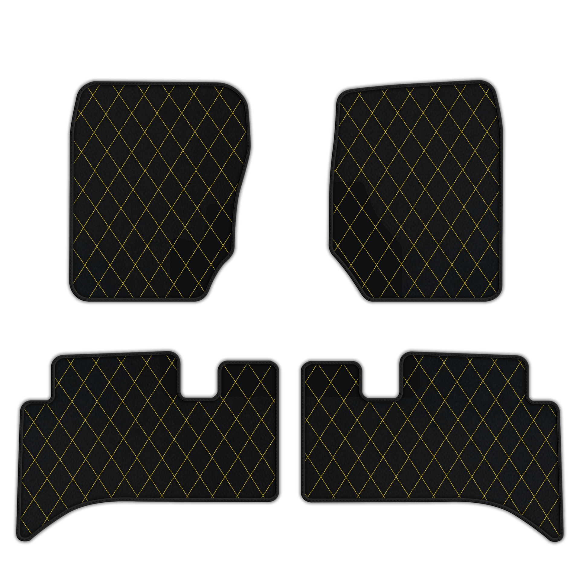 Leather Floor Mats for Range Rover 1994-2002 | Raptor Hex Pattern