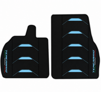 Orange Edition Leather Floor Mats for Lamborghini Temerario (2025-2026)