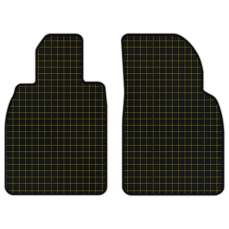 Customizable Leather Floor Mats with Square Pattern for Porsche 911 GT3 (991) 2013–2019