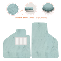 Premium Sheepskin Floor Mats for Lamborghini Aventador (2012-2022)