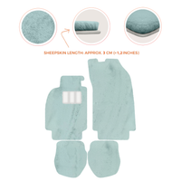 Sheepskin Floor Mats for Porsche 911 - 964 (1989-1994) - Sheepskin Length, Various Color Options