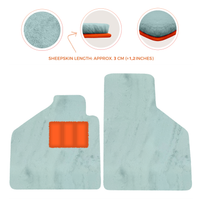 Premium Sheepskin Floor Mats for Lamborghini Aventador (2012-2022)