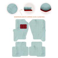 Premium Sheepskin Floor Mats for Land Rover Freelander (2007-2012)