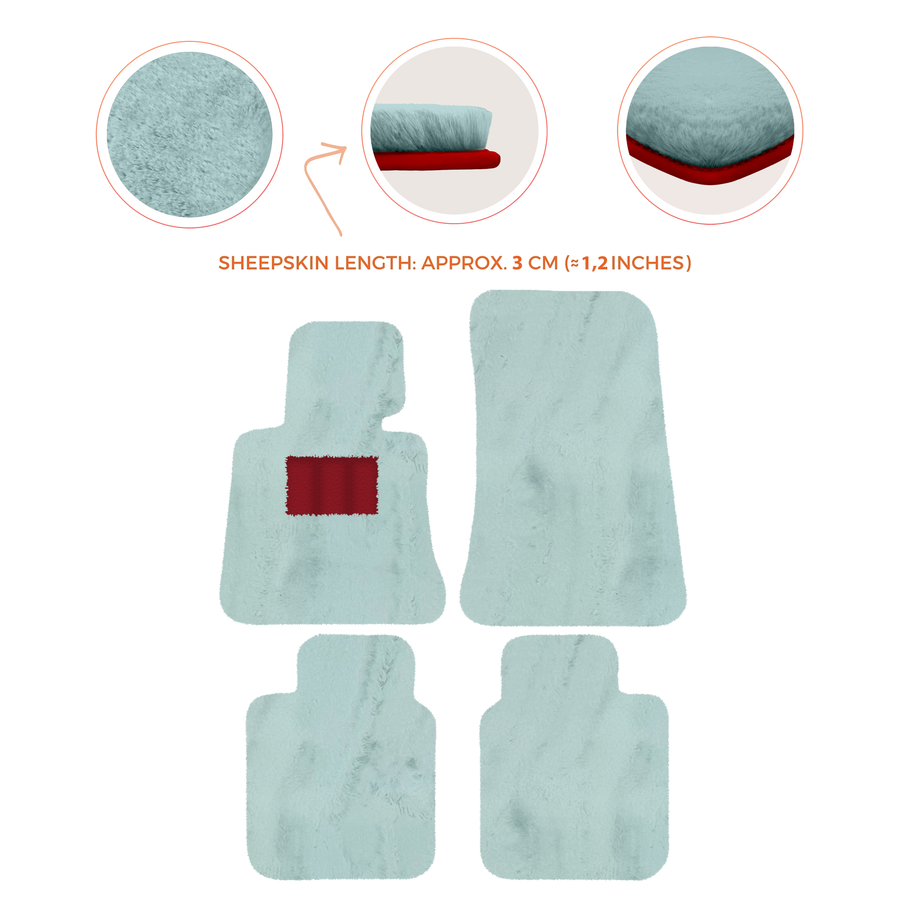 Luxury Sheepskin Floor Mats for Rolls-Royce Ghost Series I (2010-2014)