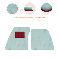 Premium Sheepskin Floor Mats for Ferrari 296 GTS (2022-2025)