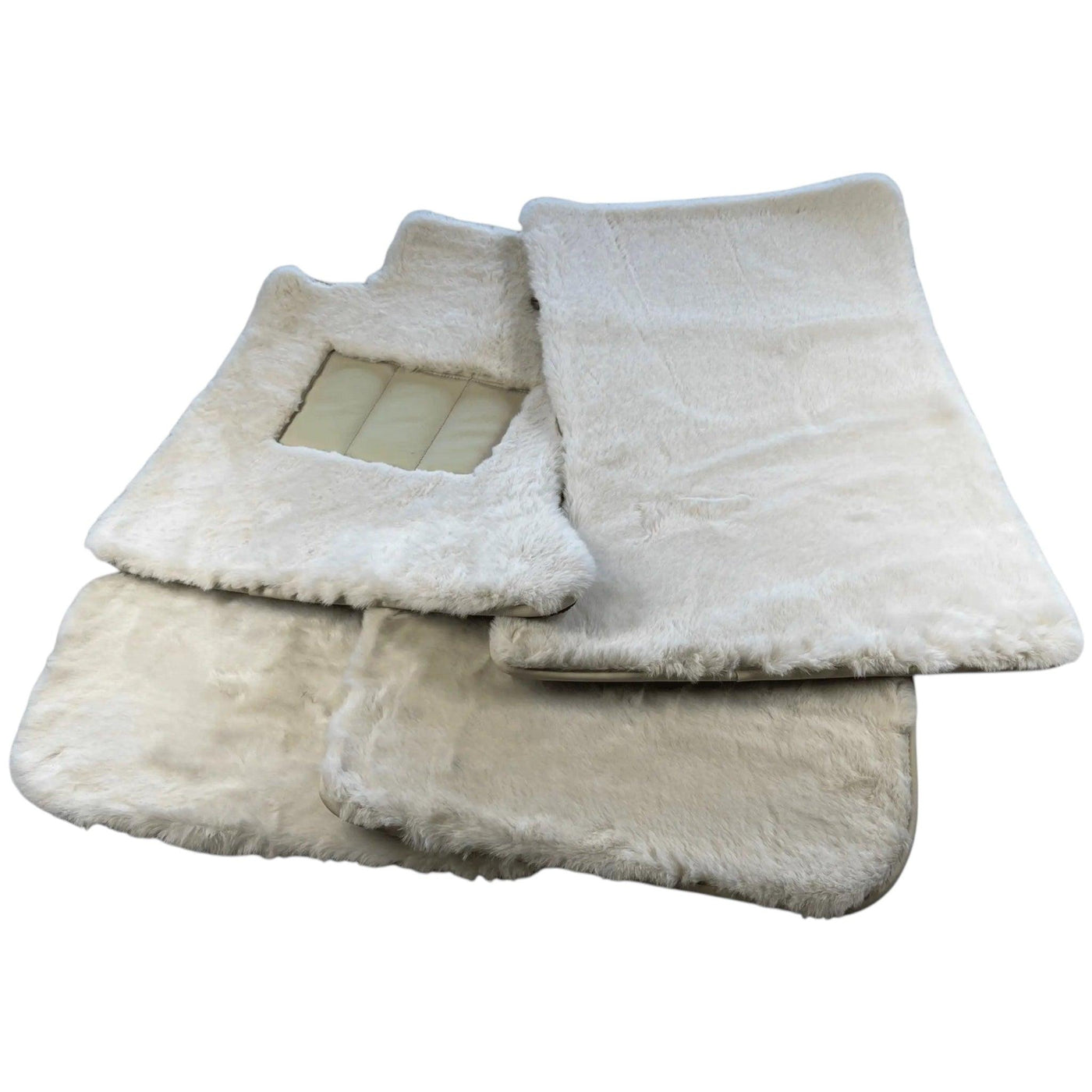 Various Colors of Sheepskin Floor Mats Tailored for the Aston Martin DBS Superleggera (2018-2023) Coupe - AutoWin
