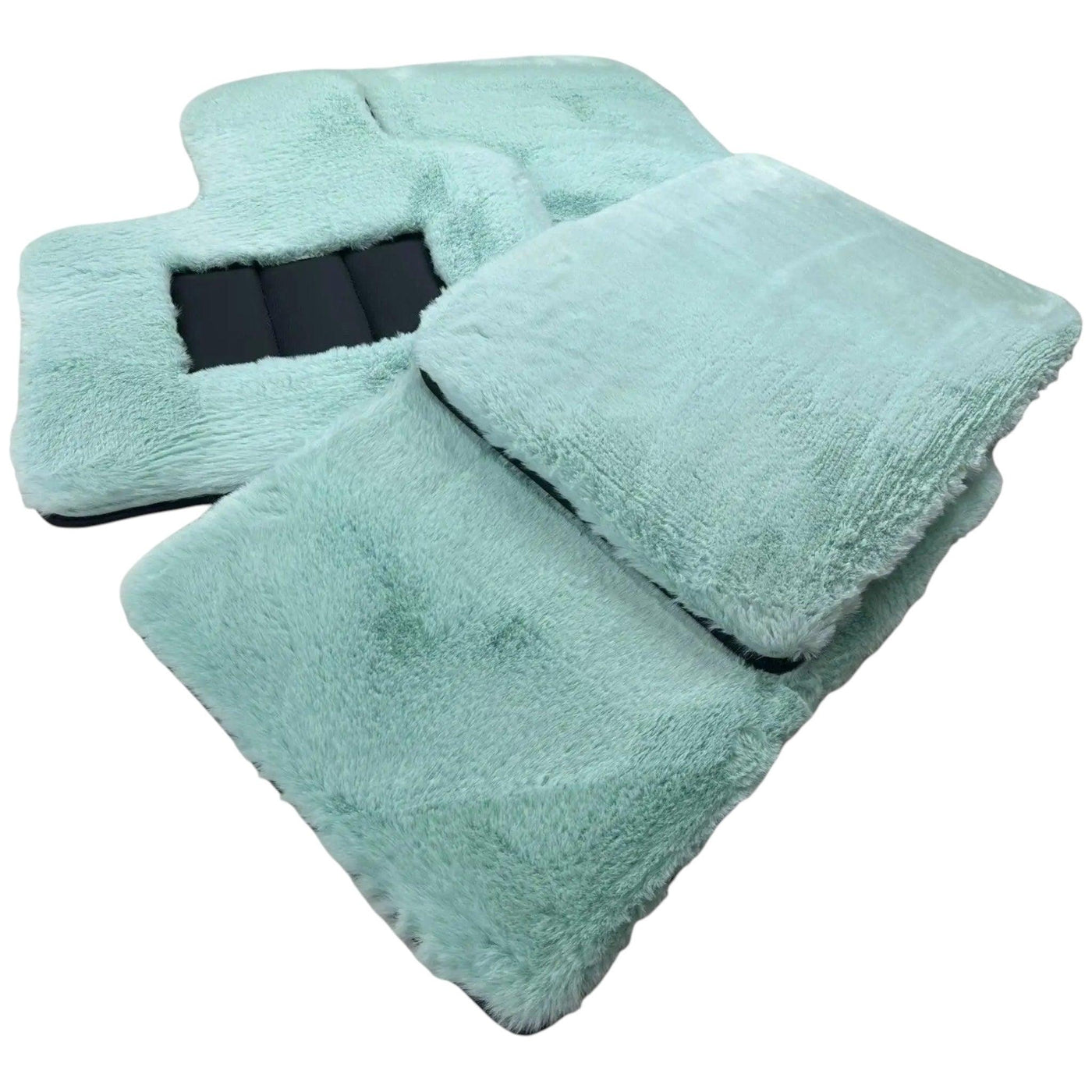 Various Colors of Sheepskin Floor Mats Tailored for the Aston Martin DBS Superleggera (2018-2023) Coupe - AutoWin