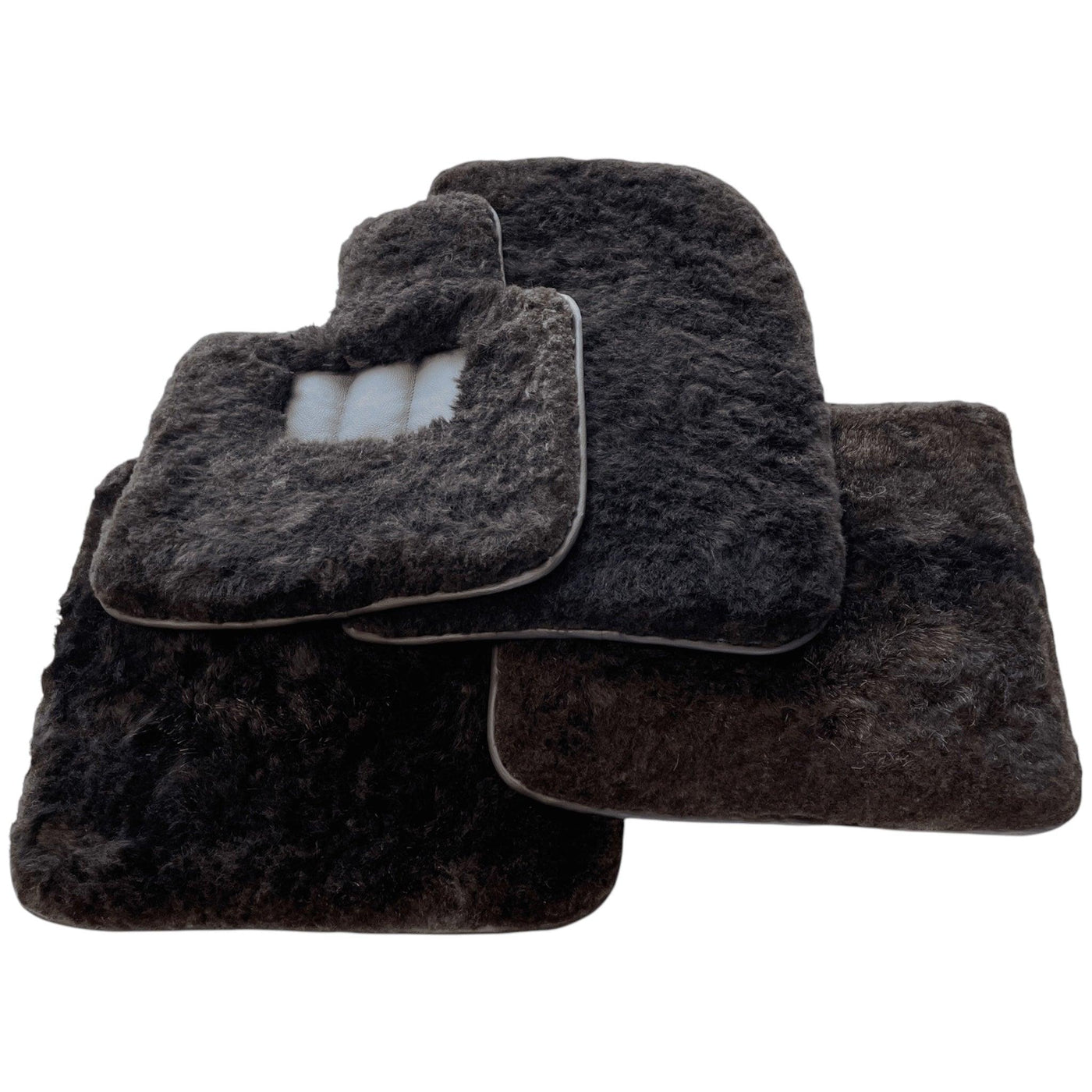 Various Colors of Sheepskin Floor Mats Tailored for the Aston Martin DBS Superleggera (2018-2023) Coupe - AutoWin