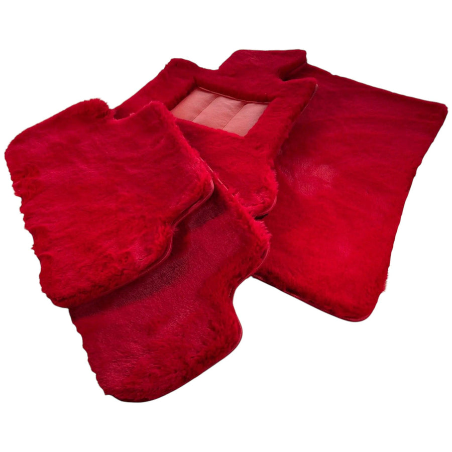 Various Colors of Sheepskin Floor Mats Tailored for the Chrysler PT Cruiser (2004-2006) Convertible - AutoWin