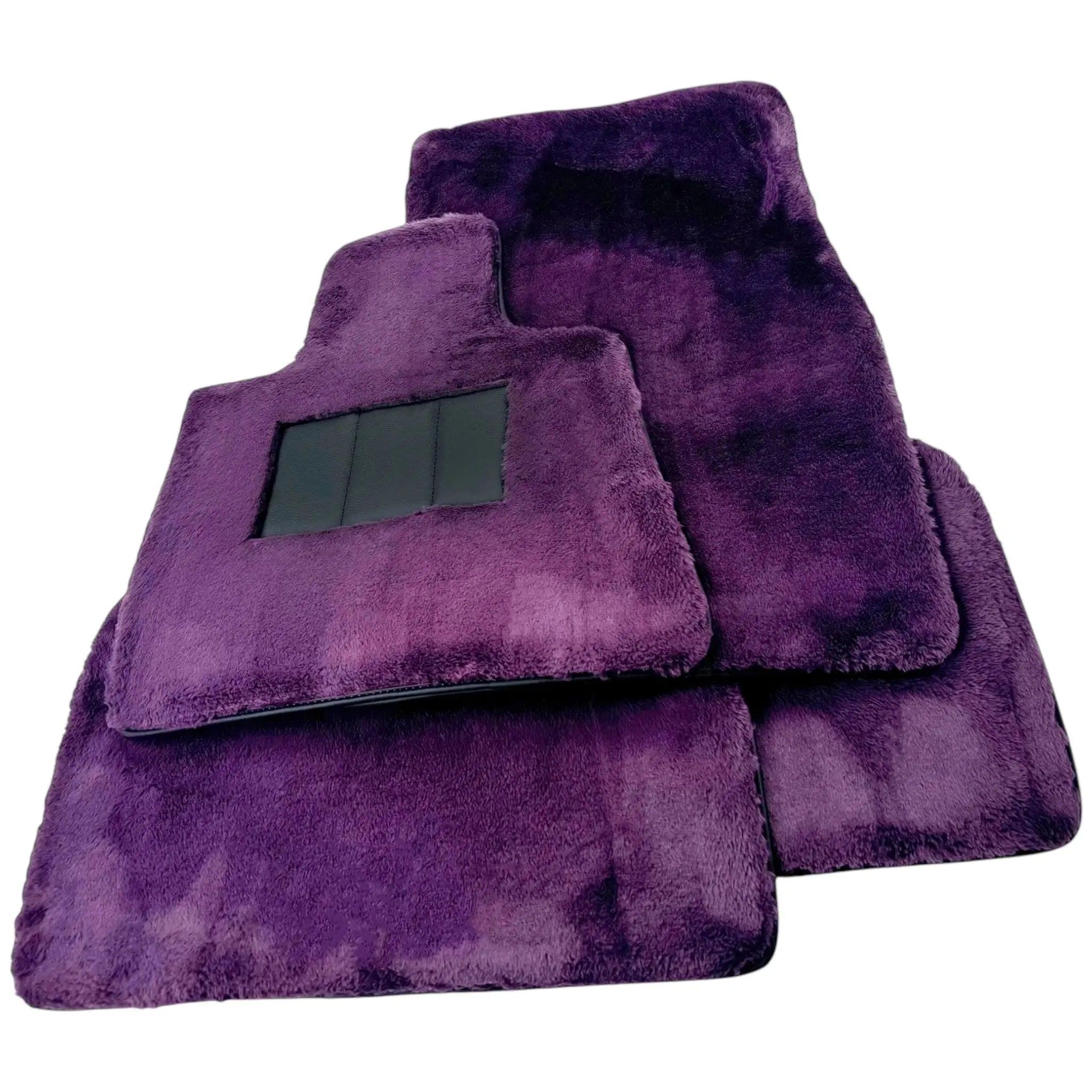 Various Colors of Sheepskin Floor Mats Tailored for the Lexus LC (2017-2024) - AutoWin