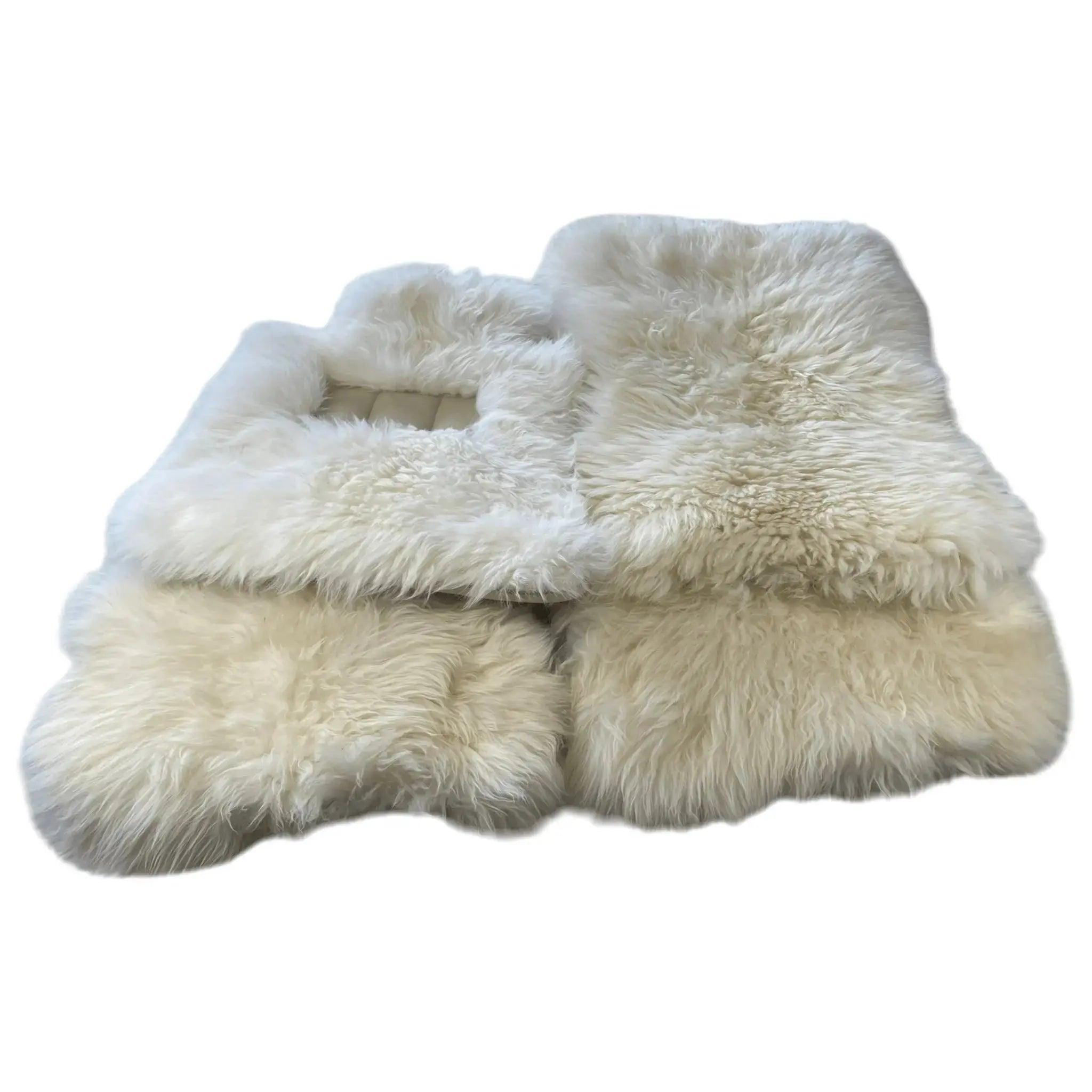 Various Colors of Sheepskin Floor Mats Tailored for the Lexus LC (2017-2024) - AutoWin