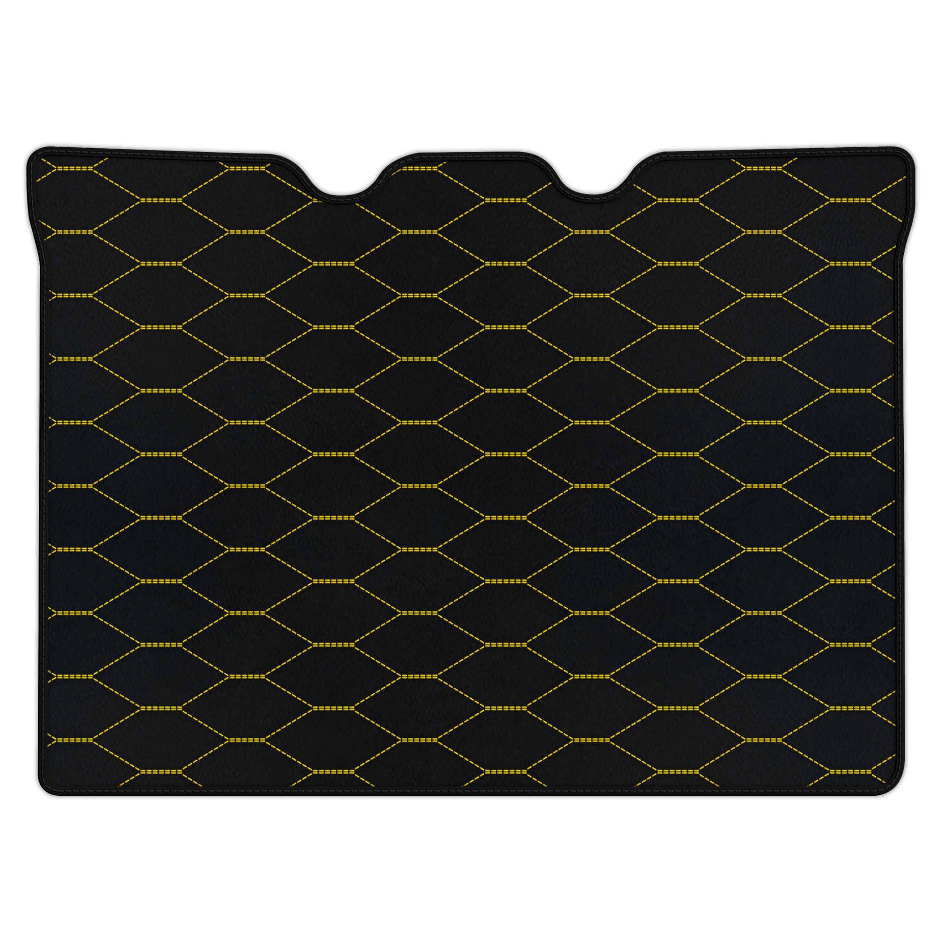 Custom Leather Trunk Mats for Ferrari F430 | Unique Hex Pattern
