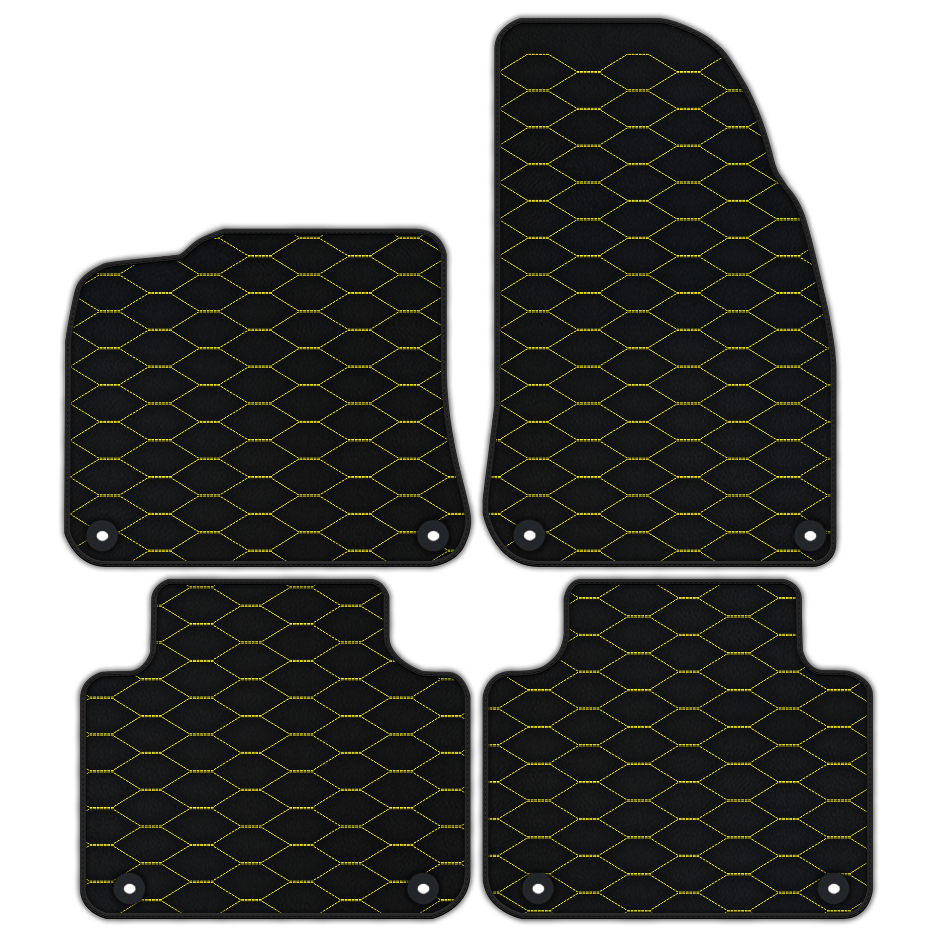 Premium Custom Leather Floor Mats for Porsche Cayenne 2018-2023
