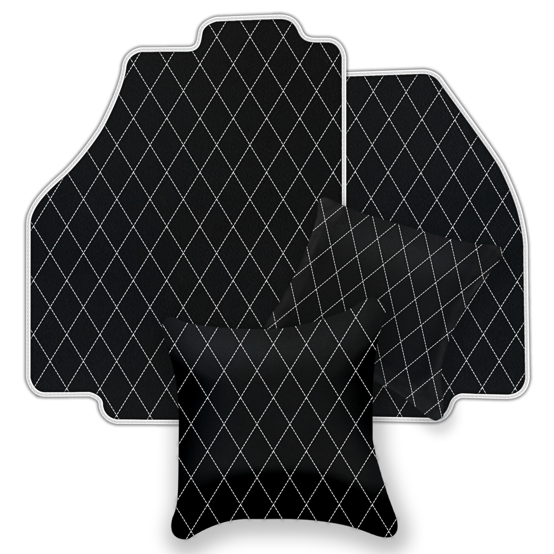 Premium Black Leather Floor Mats for Ferrari SF90 Stradale (2019-2024)