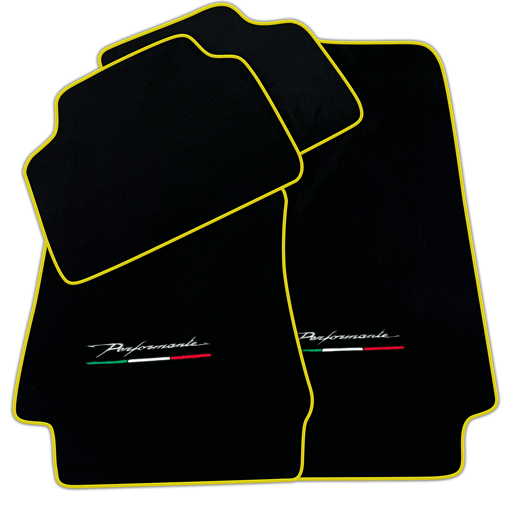 Black Floor Mats for Alfa Romeo Giulia (2016-2024) Rear Wheel Drive