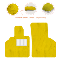 Premium Sheepskin Floor Mats for Lamborghini Aventador (2012-2022)