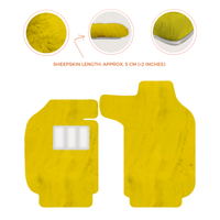 Sheepskin Floor Mats for Porsche 911 SC (1978-1984) - Sheepskin Length, Various Color Options