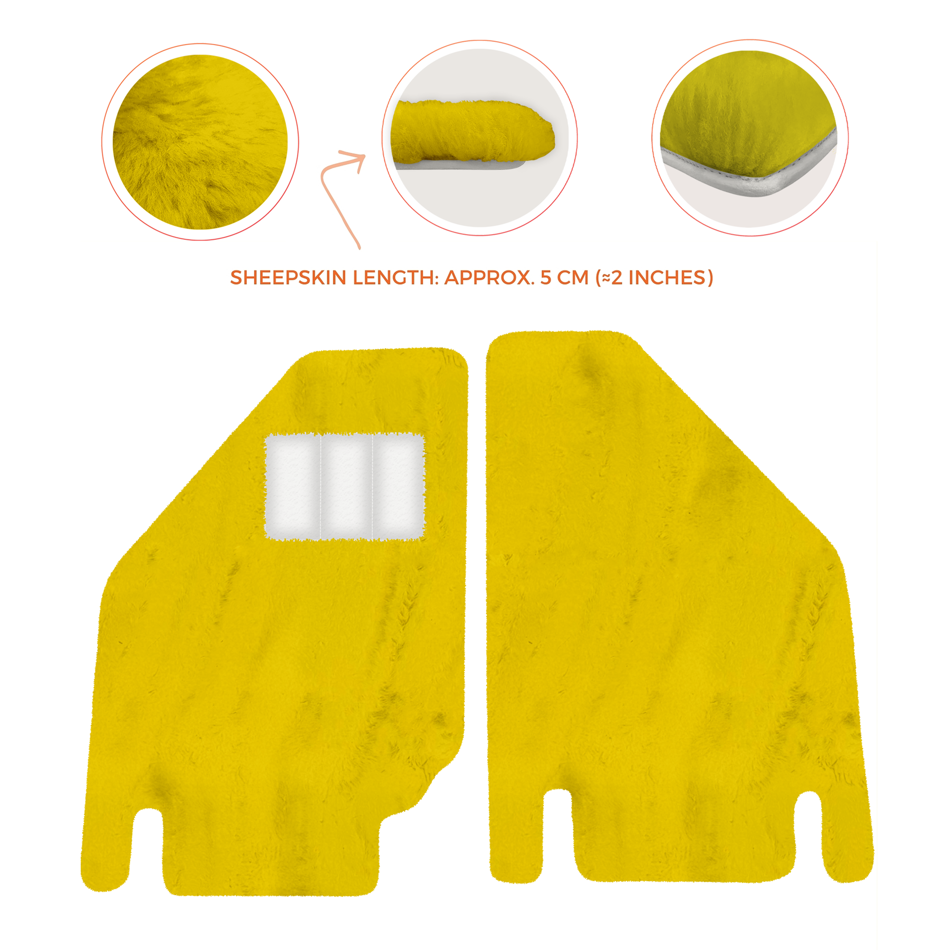 Premium Sheepskin Floor Mats for Ferrari Purosangue (2023-2024)