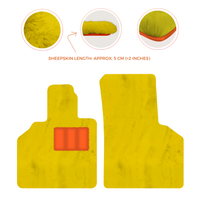 Premium Sheepskin Floor Mats for Lamborghini Aventador (2012-2022)