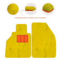 Premium Sheepskin Floor Mats for Porsche 986 Boxster (1996-2004)