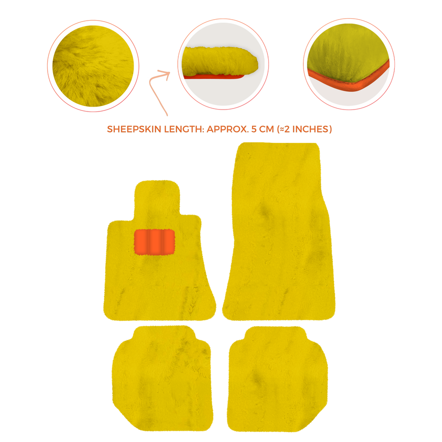Luxury Sheepskin Floor Mats for Rolls-Royce Ghost Series I (2010-2014)