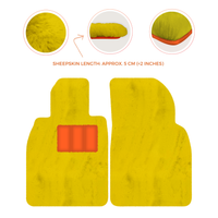 Deluxe Luxury Sheepskin Floor Mats for Porsche 911 SC (1978-1984)