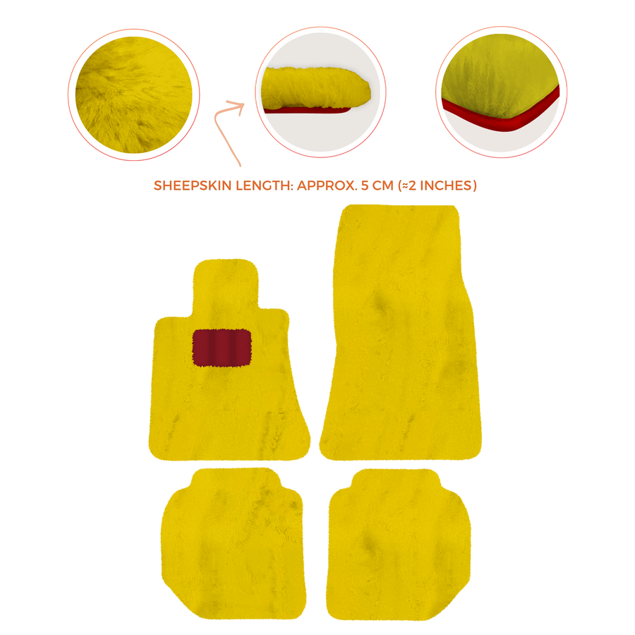 Luxury Sheepskin Floor Mats for Rolls-Royce Ghost Series I (2010-2014)