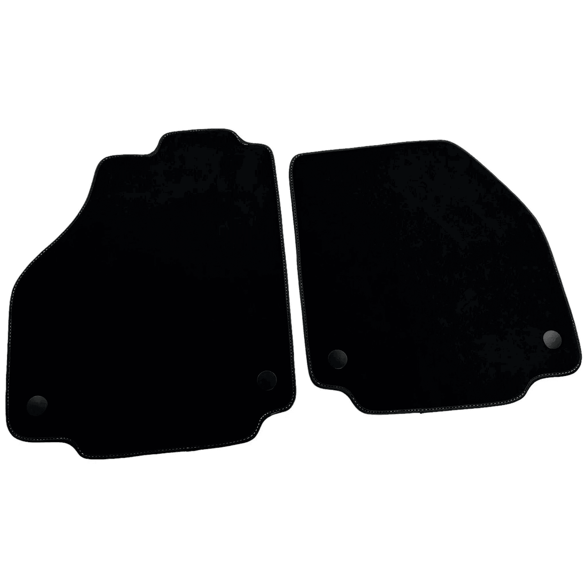 Alcantara Black Floor Mats For Ferrari 488 Pista Spider (2019-2021) - AutoWin