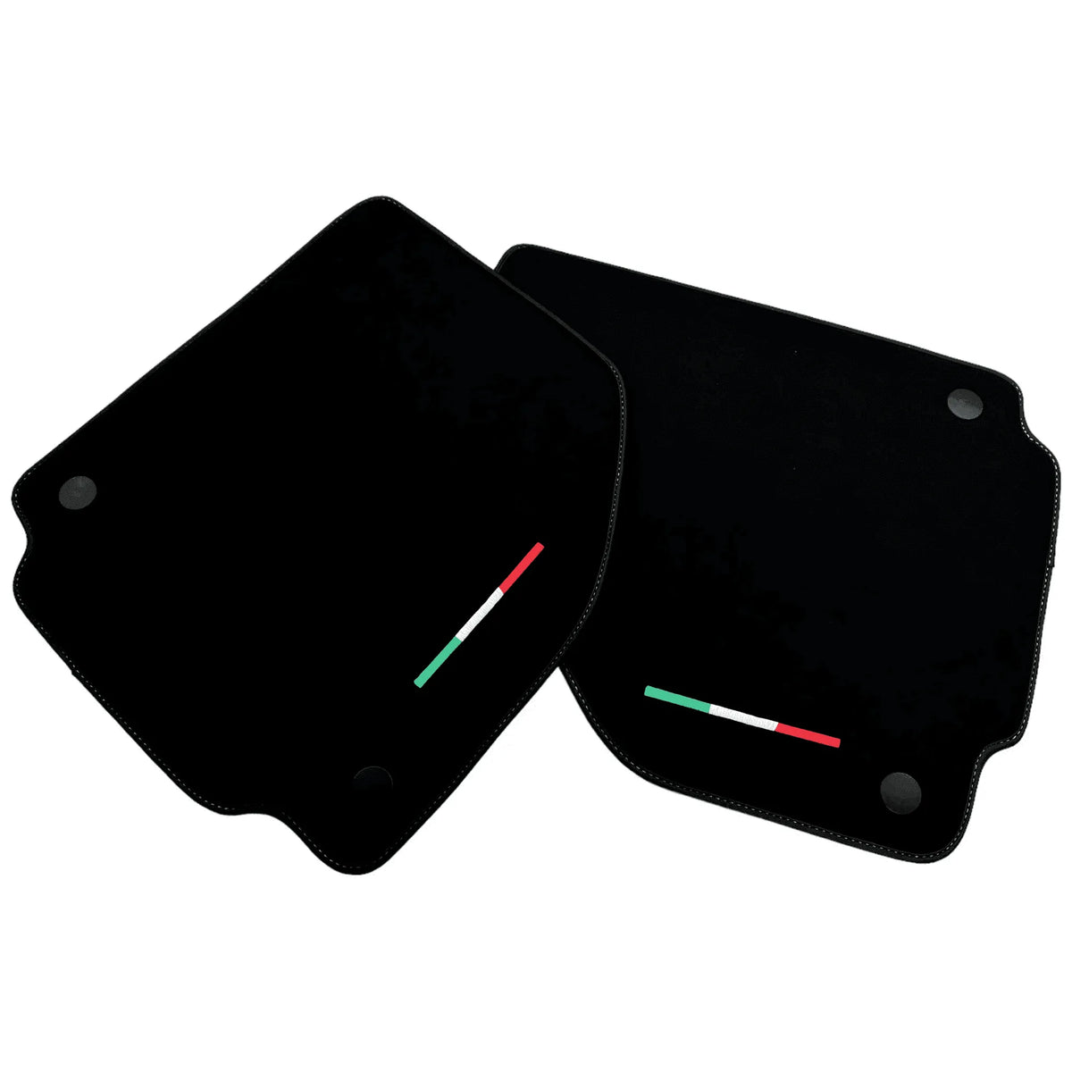 Alcantara Black Floor Mats For Ferrari 458 Spider (2012-2015) Italian Edition