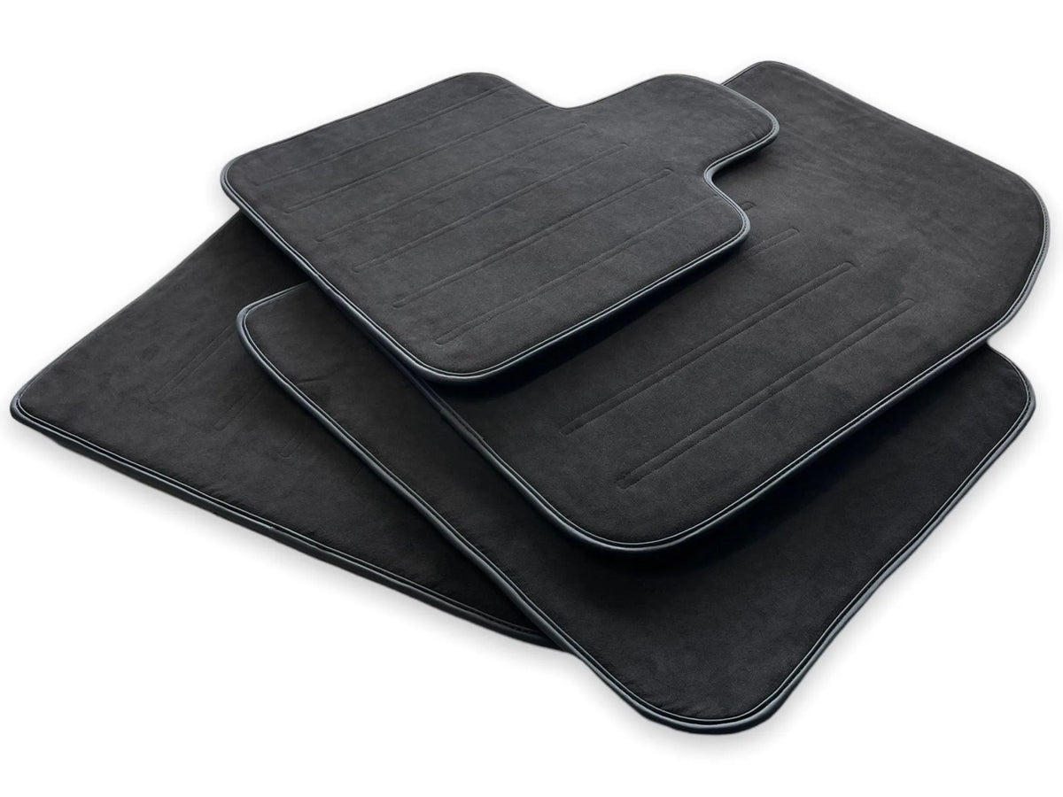 Alcantara Floor Mats For Rolls Royce Black Badge Ghost Series II (2021-2024) - AutoWin