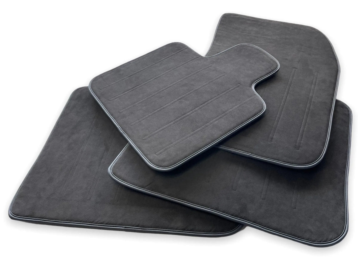 Alcantara Floor Mats For Rolls Royce Black Badge Ghost Series II (2021-2024) - AutoWin