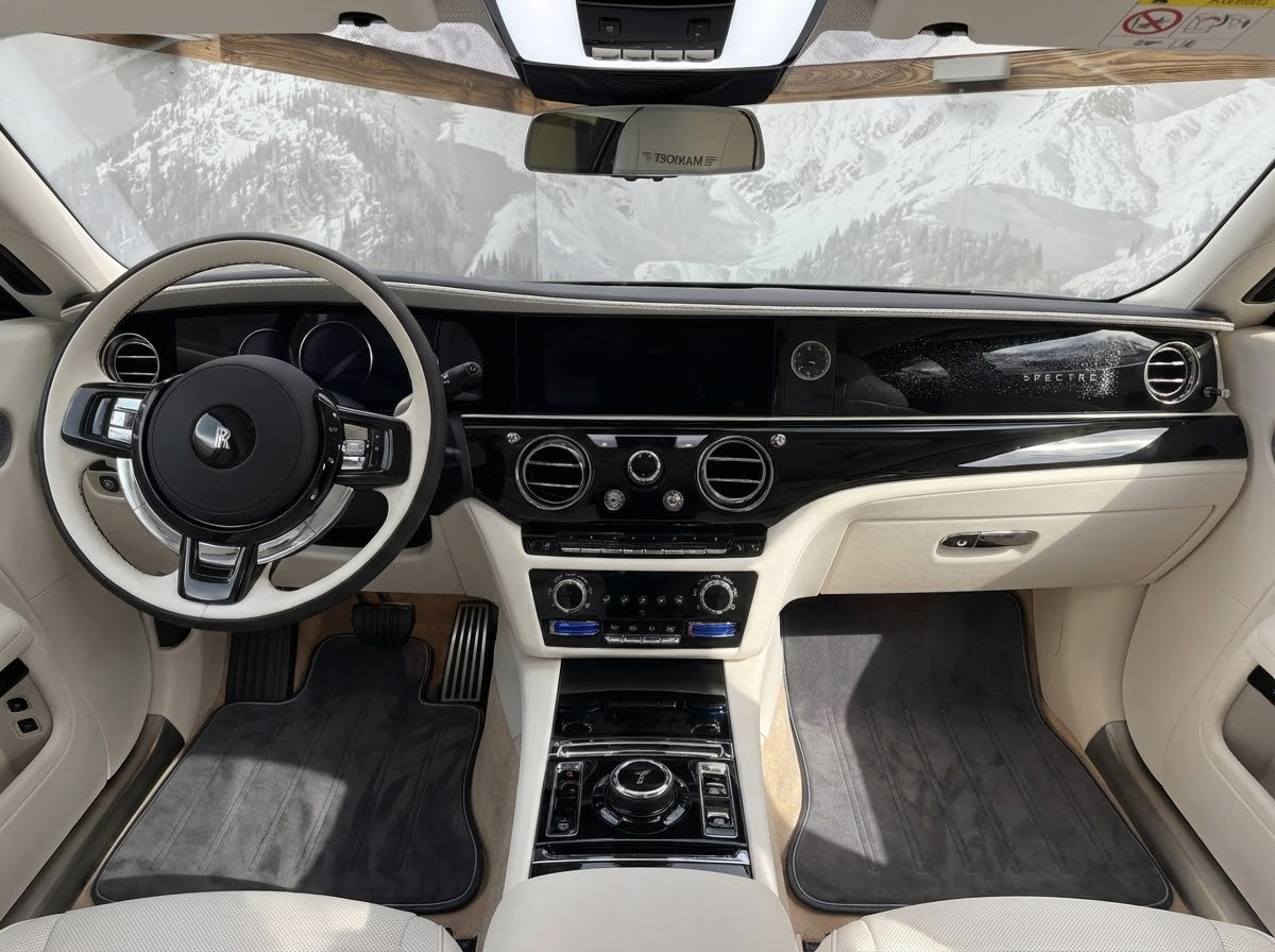 Interior look of floor mats for Alcantara Floor Mats For Rolls Royce Spectre (2023-2025)