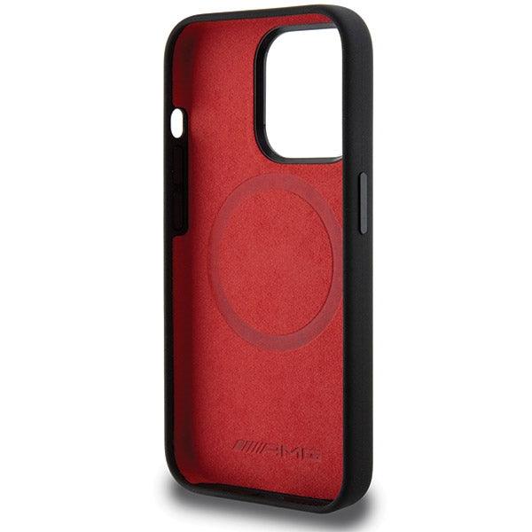 AMG Silicone Large Rhombuses Pattern MagSafe Hardcase for iPhone 15 Pro Max 6.7" - AutoWin