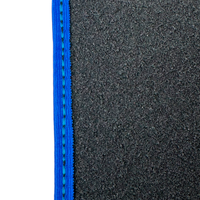 Blue Floor Mats for BMW i8 Series L12 L15 with M Package with Alcantara