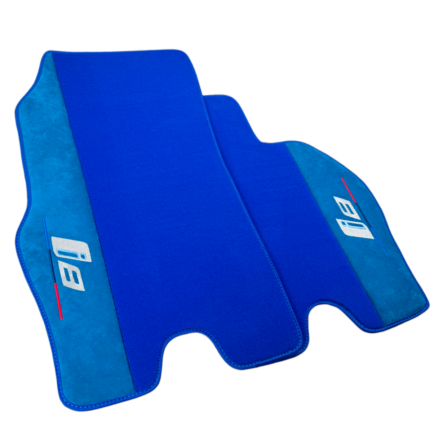 Blue Floor Mats for BMW i8 Series L12 L15 with M Package