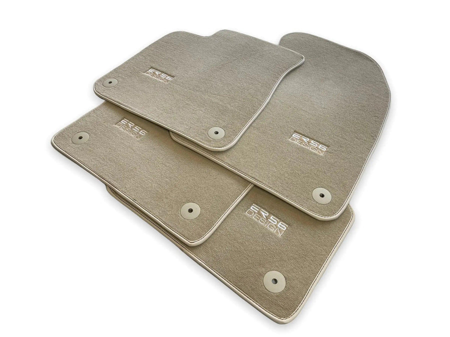 Beige Floor Mats for Audi A3 - 5-door Hatchback (2000-2003) | ER56 Design - AutoWin