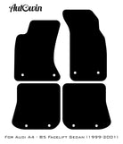 Beige Floor Mats for Audi A4 - B5 Facelift Sedan (1999-2001) | ER56 Design - AutoWin