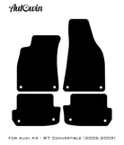 Beige Floor Mats for Audi A4 - B7 Convertible (2006-2009) | ER56 Design - AutoWin