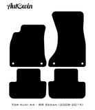 Beige Floor Mats for Audi A4 - B8 Sedan (2008-2015) | ER56 Design - AutoWin