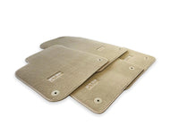 Beige Floor Mats for Audi A5 - 8F7 Convertible (2009-2017) | ER56 Design - AutoWin