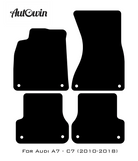 Beige Floor Mats for Audi A7 - C7 (2010-2018) | ER56 Design - AutoWin