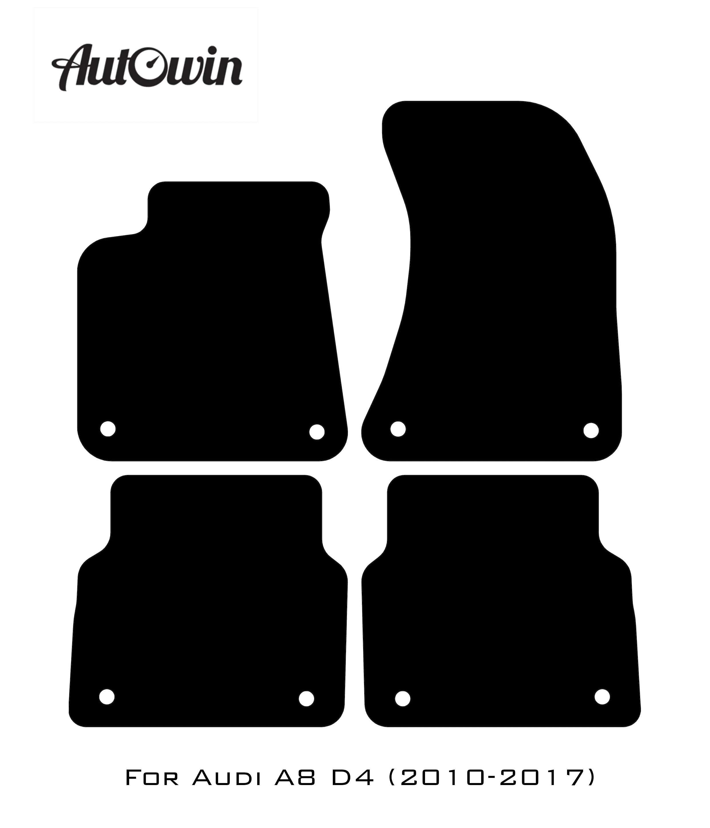 Beige Floor Mats for Audi A8 D4 (2010-2017) | ER56 Design - AutoWin