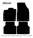Beige Floor Mats for Audi Q4 E-tron Sportback (2021-2024) | ER56 Design - AutoWin