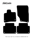 Beige Floor Mats for Audi Q7 4L (2006-2015) | ER56 Design - AutoWin