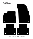 Beige Floor Mats for Audi Q8 (2018-2023) | ER56 Design - AutoWin