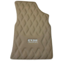 Beige Floor Mats for Bentley Continental GT (2003–2011) with Leather | ER56 Design - AutoWin