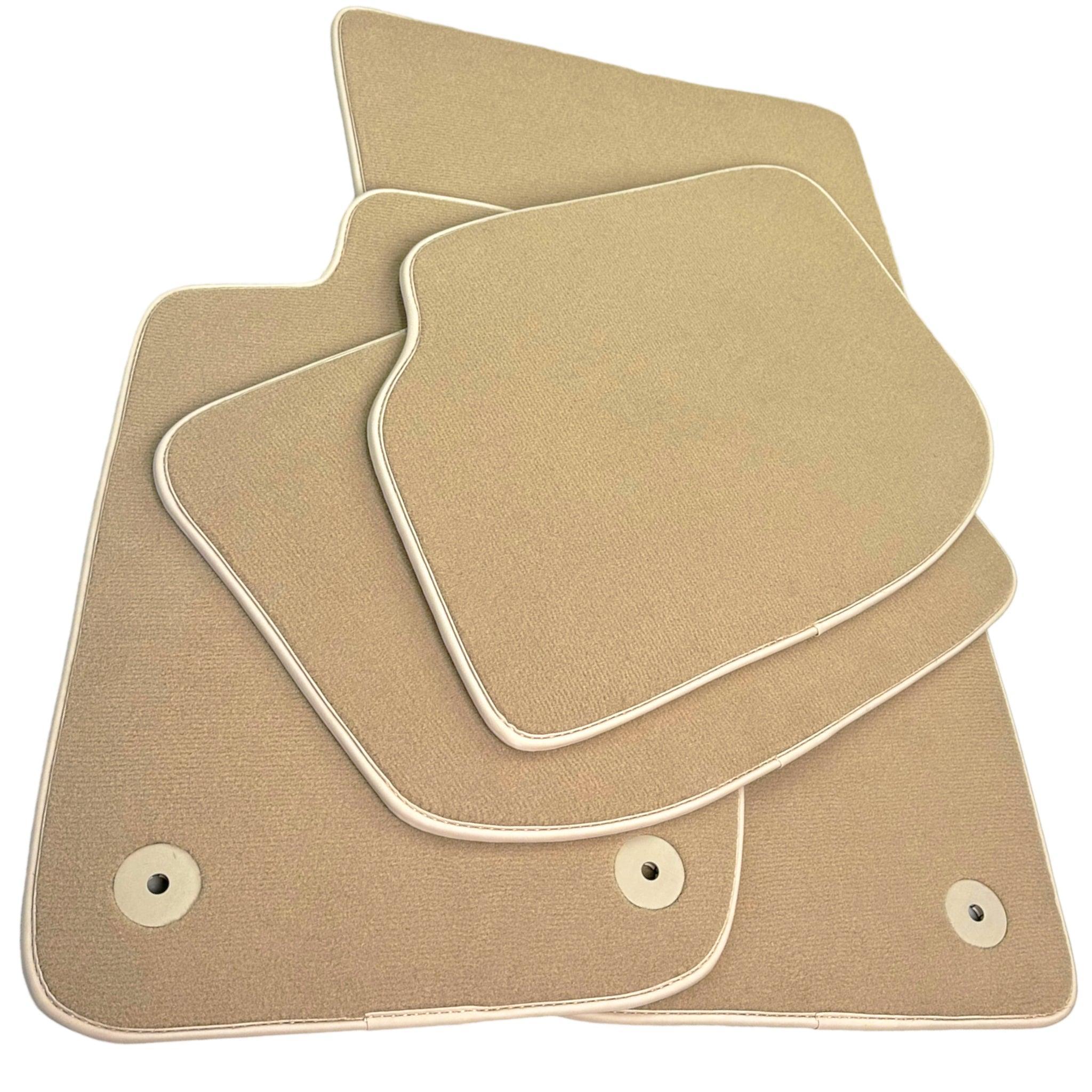 Beige Floor Mats For Bentley Continental GT (2018–2023) - AutoWin