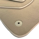 Beige Floor Mats For Bentley Continental GT (2018–2023) - AutoWin